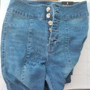 Fashion nova high waist flare Jean's